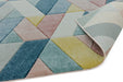 Asiatic sketch sk02 rhombus multi Multicoloured Living Room  Rug.