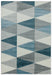 Asiatic sketch sk07 kite blue Blue, Grey Living Room  Rug.