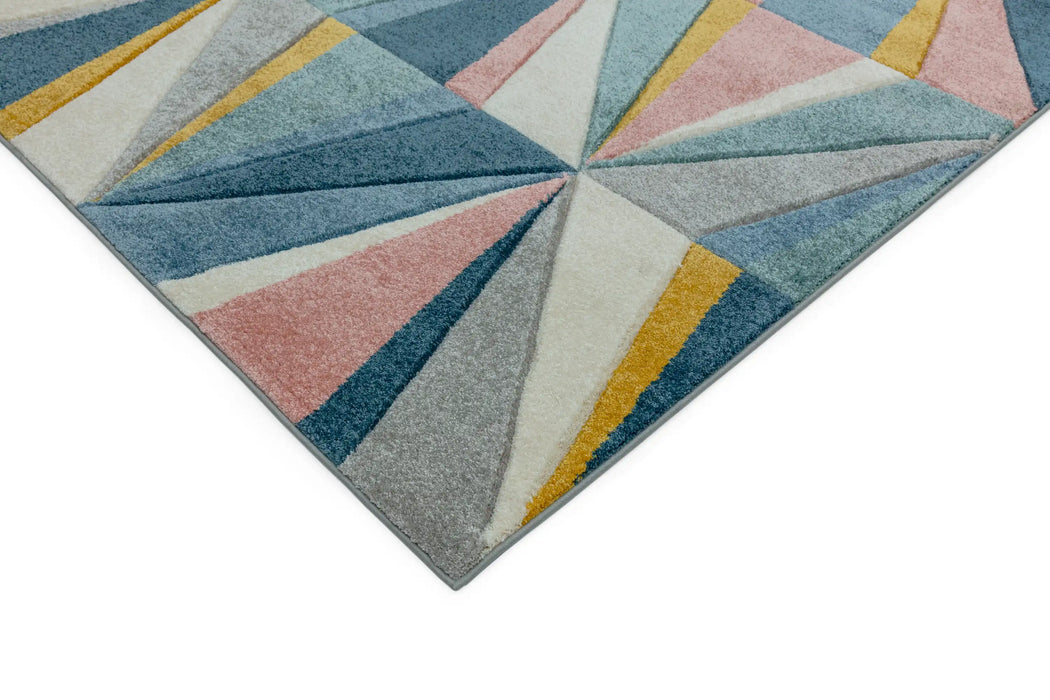 Asiatic sketch sk04 diamond multi Multicoloured Living Room  Rug.