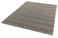 Asiatic sloan black Black Living Room Striped Rug.