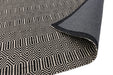 Asiatic sloan black Black Living Room Striped Rug.