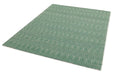 Asiatic sloan green Green Living Room Striped Rug.
