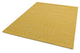 Asiatic sloan mustard Yellow Living Room Striped Rug.