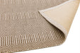 Asiatic sloan taupe Brown Living Room Striped Rug.
