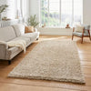Think Rugs solace think 0961 beige Beige Living Room Shaggy Rug.