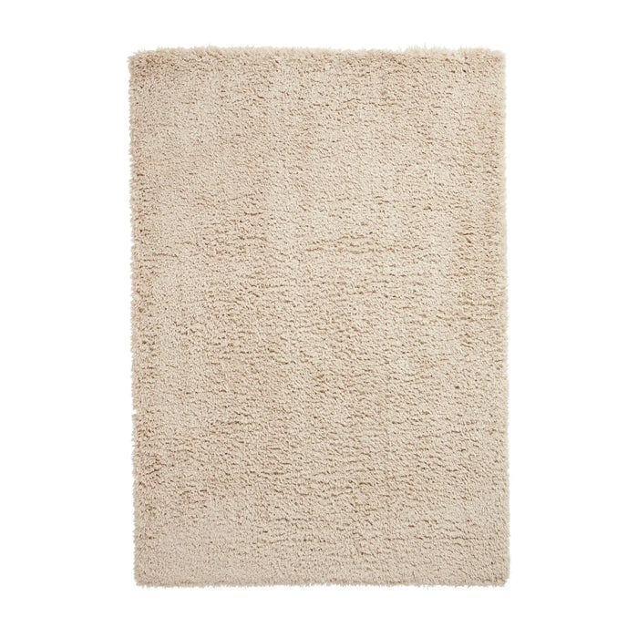Think Rugs solace think 0961 beige Beige Living Room Shaggy Rug.