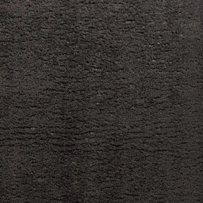 Think Rugs solace think 0961 charcoal Grey, Black Living Room Shaggy Rug.