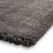 Think Rugs solace think 0961 charcoal Grey, Black Living Room Shaggy Rug.