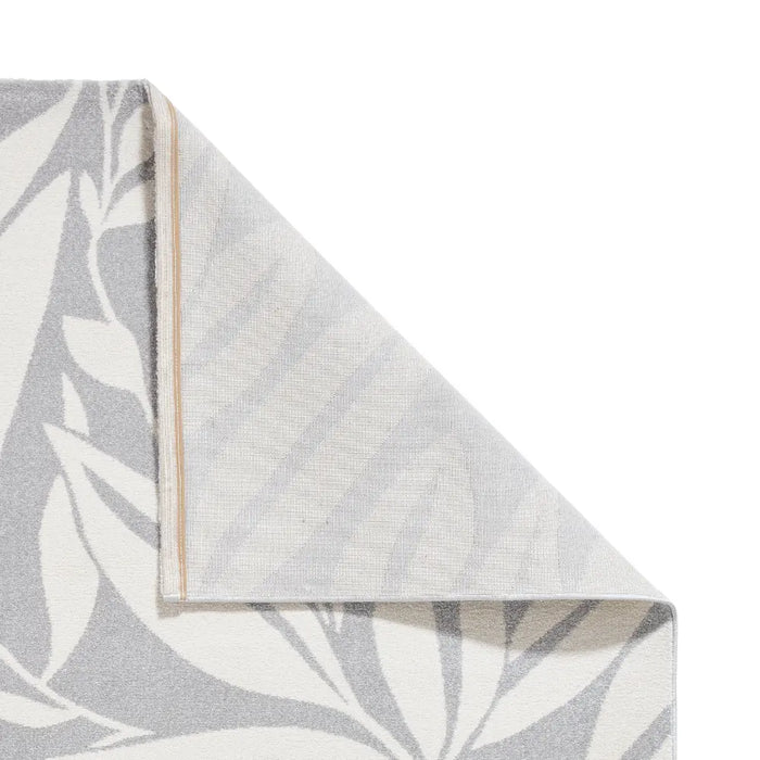 Catherine Lansfield Sorral Leaves Botanical Grey Rug