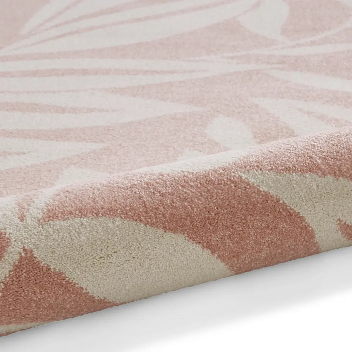 Catherine Lansfield Sorral Leaves Botanical Rose Rug