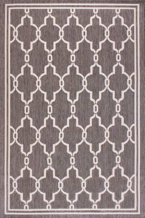 Rug Style terrace outdoor spanish tile grey Grey Living Room Geometric Rug.