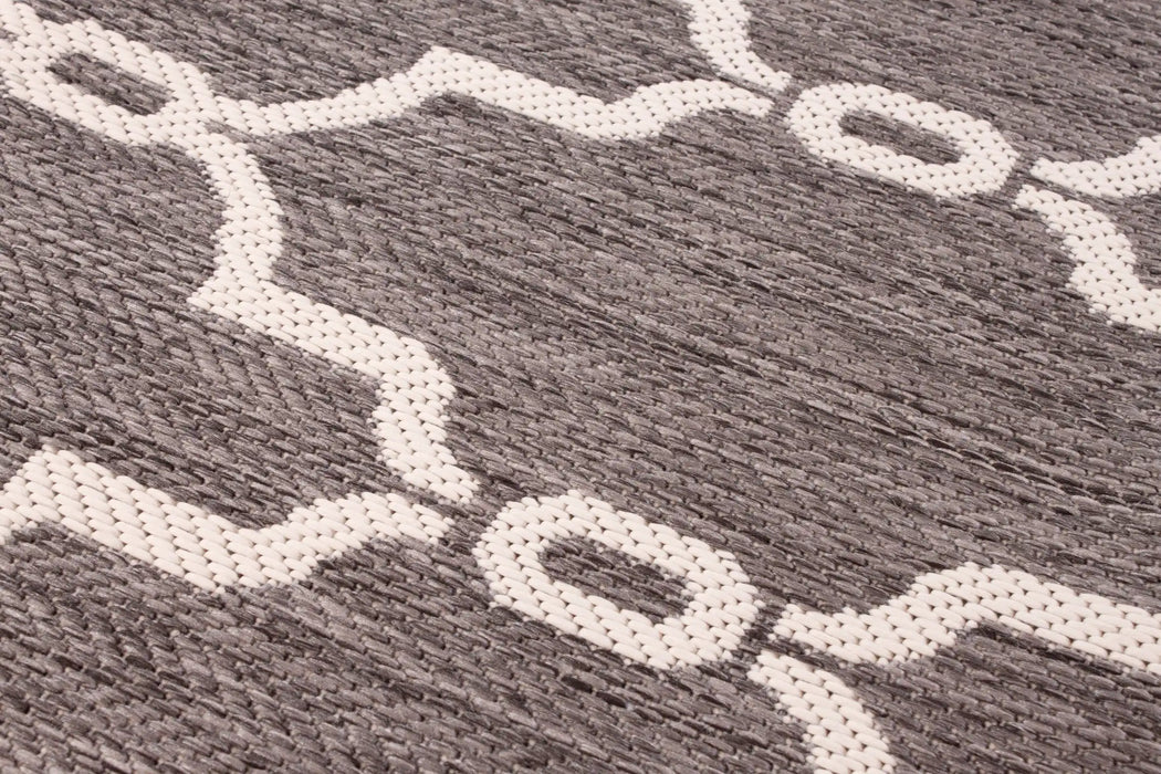 Rug Style terrace outdoor spanish tile grey Grey Living Room Geometric Rug.