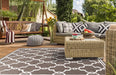 Rug Style terrace outdoor spanish tile grey Grey Living Room Geometric Rug.