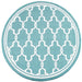 Rug Style terrace outdoor spanish tile teal Teal Living Room Geometric Rug.