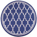 Rug Style terrace outdoor spanish tile blue Blue Living Room Geometric Rug.