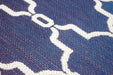 Rug Style terrace outdoor spanish tile blue Blue Living Room Geometric Rug.