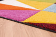 URCO spectra tampa Multicoloured Living Room Geometric Rug.