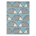 Scion scion hand tufted spike marine 26808 Blue Living Room Wool Rug.