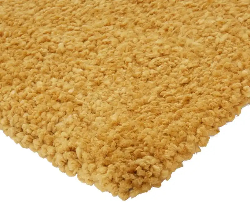 Asiatic asiatic spiral mustard Yellow Living Room Shaggy Rug.