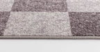 Serdim Rugs gel back square grey Grey Living Room Geometric Rug.