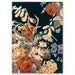 Sanderson sanderson stapleton park navy burnt orange 45318 Multicoloured, Orange, Navy Living Room Wool Rug.