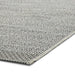 Think Rugs stitch outdoor stitch 9682 silver black Grey, Black Outdoor  Flat Weave Rug.