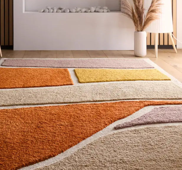 Strata Terracotta Orange Rug — RugsDirect Online