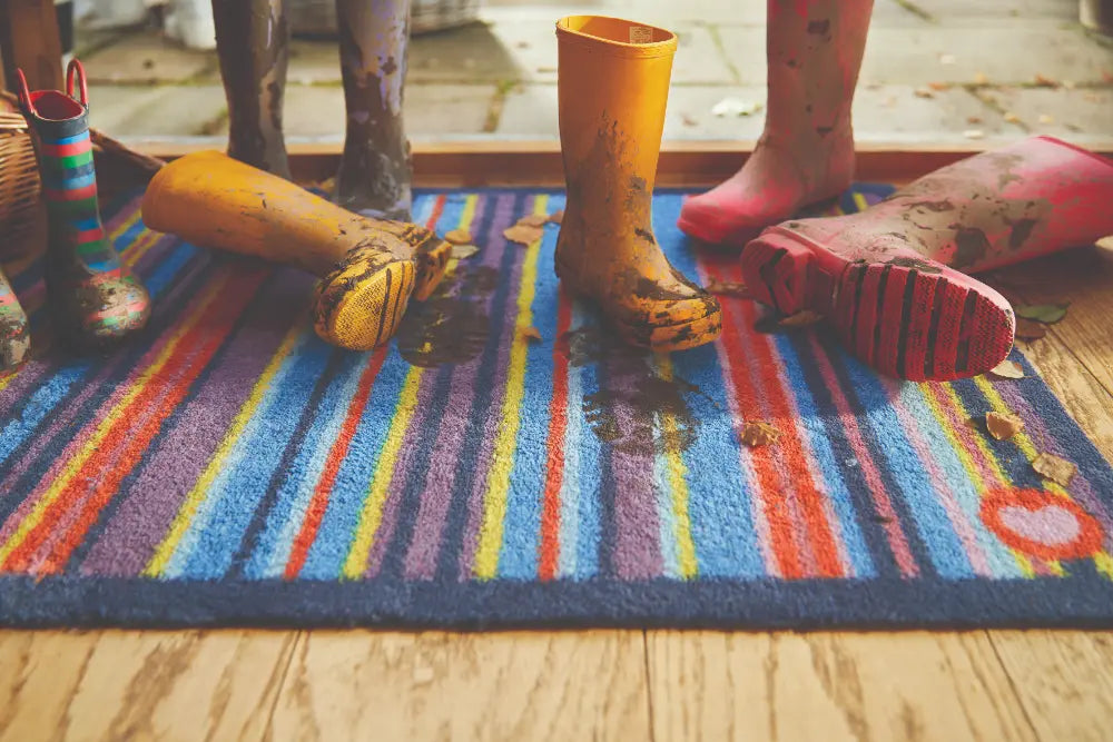 Patterned Hug Rug Stripe 85