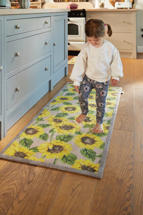 Patterned Hug Rug Sunflower 1 Runner