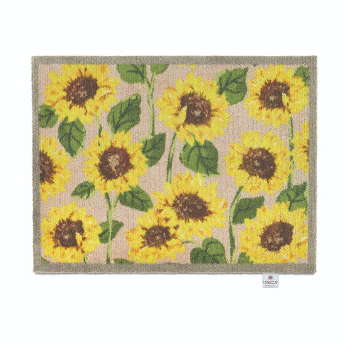 Patterned Hug Rug Sunflower 1