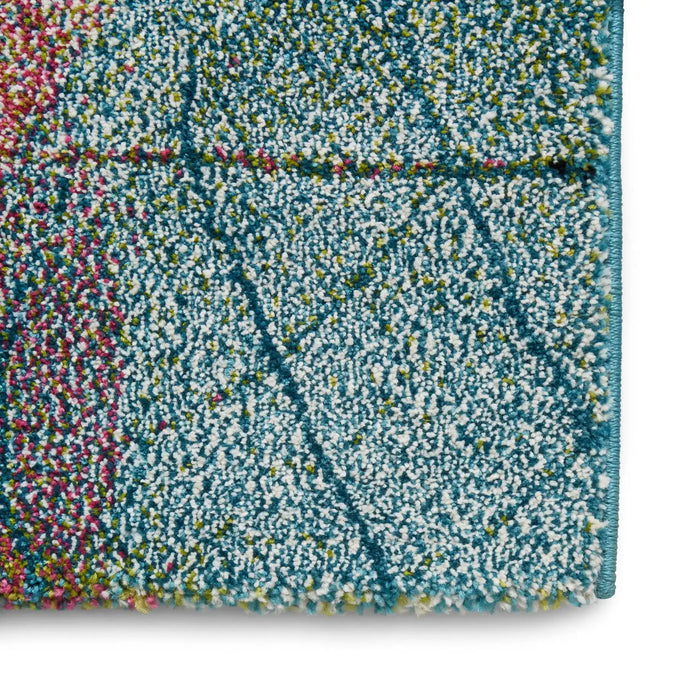 Think Rugs sunrise 22368 multi Multicoloured Living Room  Rug.
