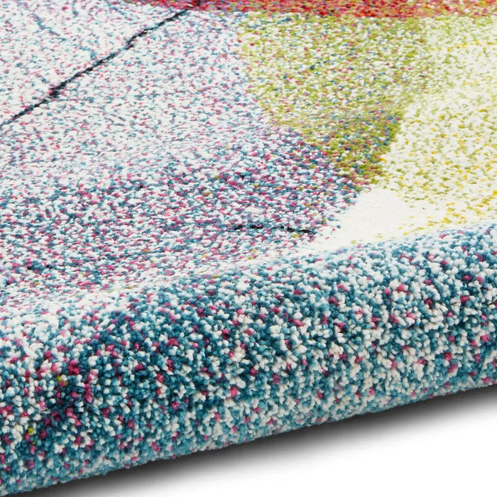 Think Rugs sunrise 22368 multi Multicoloured Living Room  Rug.