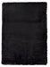 Think Rugs super teddy black Black Living Room Shaggy Rug.