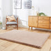 Think Rugs super teddy mink Brown Living Room Shaggy Rug.