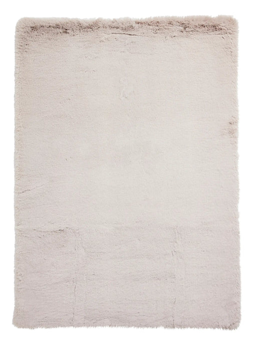 Think Rugs super teddy silver Grey Living Room Shaggy Rug.