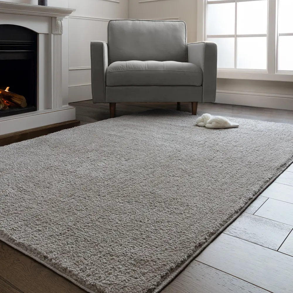 Super Snug Washable Light Grey Grey Rug — RugsDirect Online
