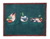 Swimming Ducks Teal Multi