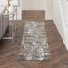 Nourison tangra tnr02 grey multi Grey, Multicoloured Living Room  Rug.