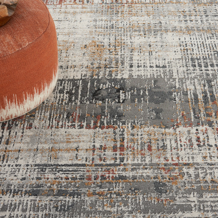 Nourison tangra tnr04 multi Multicoloured Living Room  Rug.