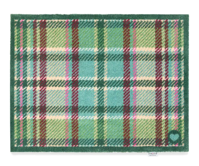 Hug Rug Washable Tartan Green Multi