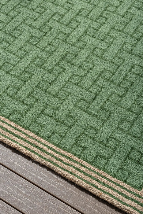 In-Outdoor Ted Baker Monogram Jade Green outdoor 455807 Rug