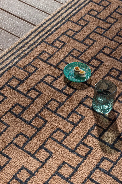 In-Outdoor Ted Baker Monogram Light Brown outdoor 455811 Rug