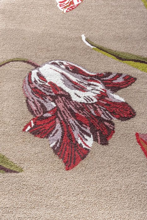 In-Outdoor Ted Baker Botanical Tulip Burgundy outdoor 455610 Rug