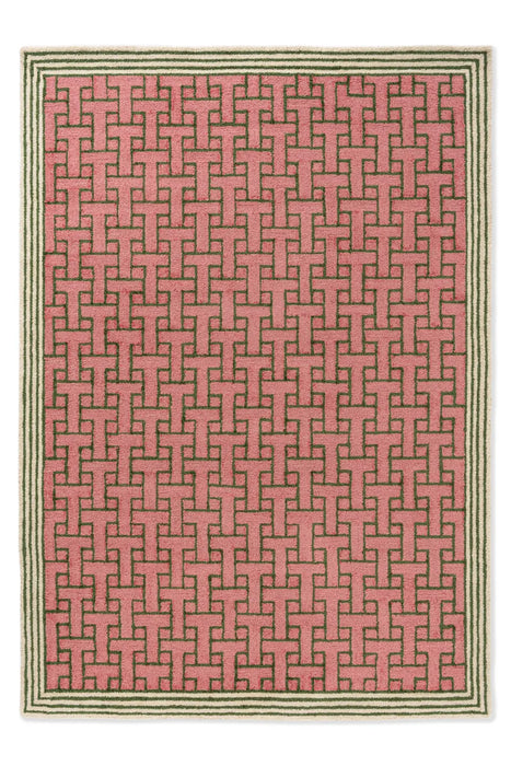 In-Outdoor Ted Baker Monogram Dusted Pink outdoor 455802 Rug