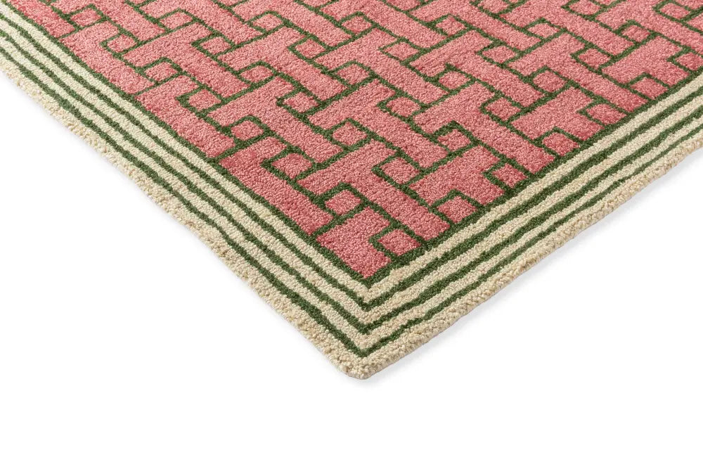 In-Outdoor Ted Baker Monogram Dusted Pink outdoor 455802 Rug