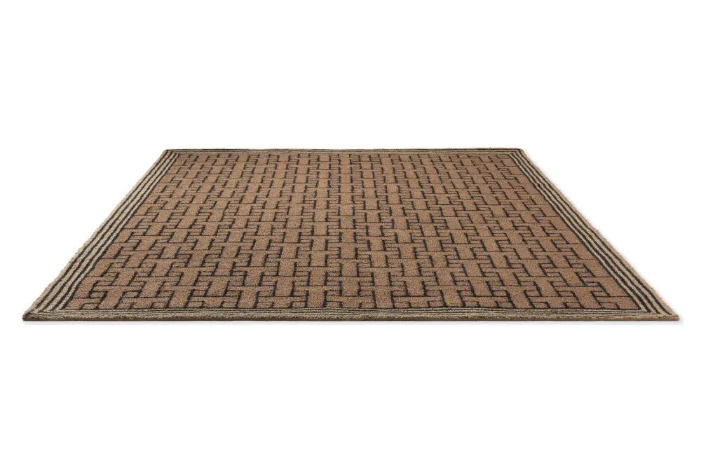 In-Outdoor Ted Baker Monogram Light Brown outdoor 455811 Rug