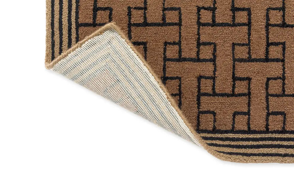 In-Outdoor Ted Baker Monogram Light Brown outdoor 455811 Rug
