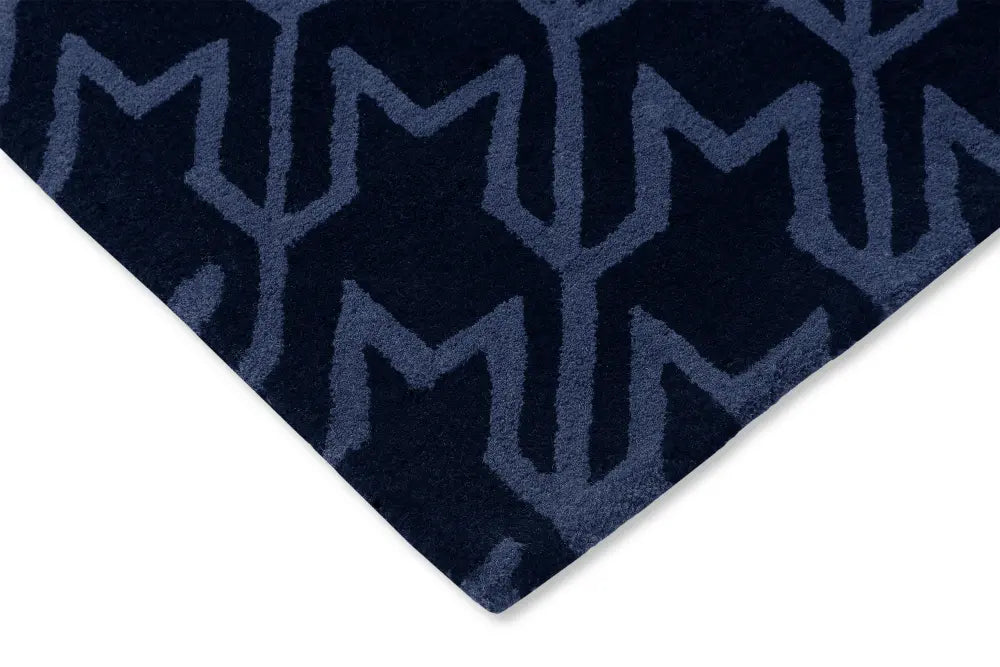 Houndstooth Ted Baker -Dark Blue 162808 Rug