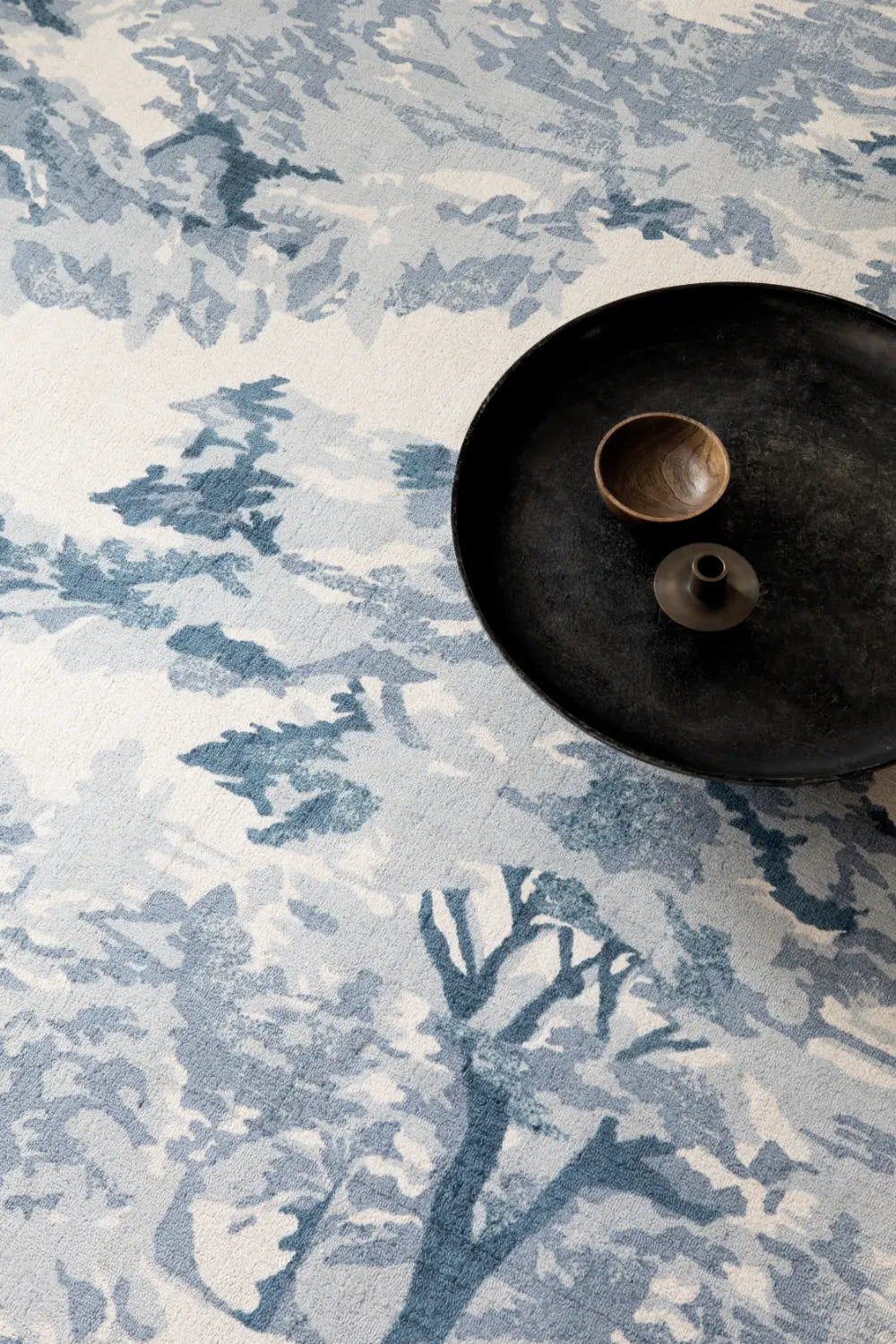 Landscape TB Toile-Light Blue Multicoloured Rug — RugsDirect Online