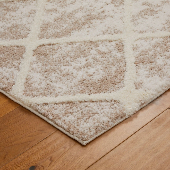 Oriental Weavers tribal 3071 j Beige Living Room Geometric Rug.